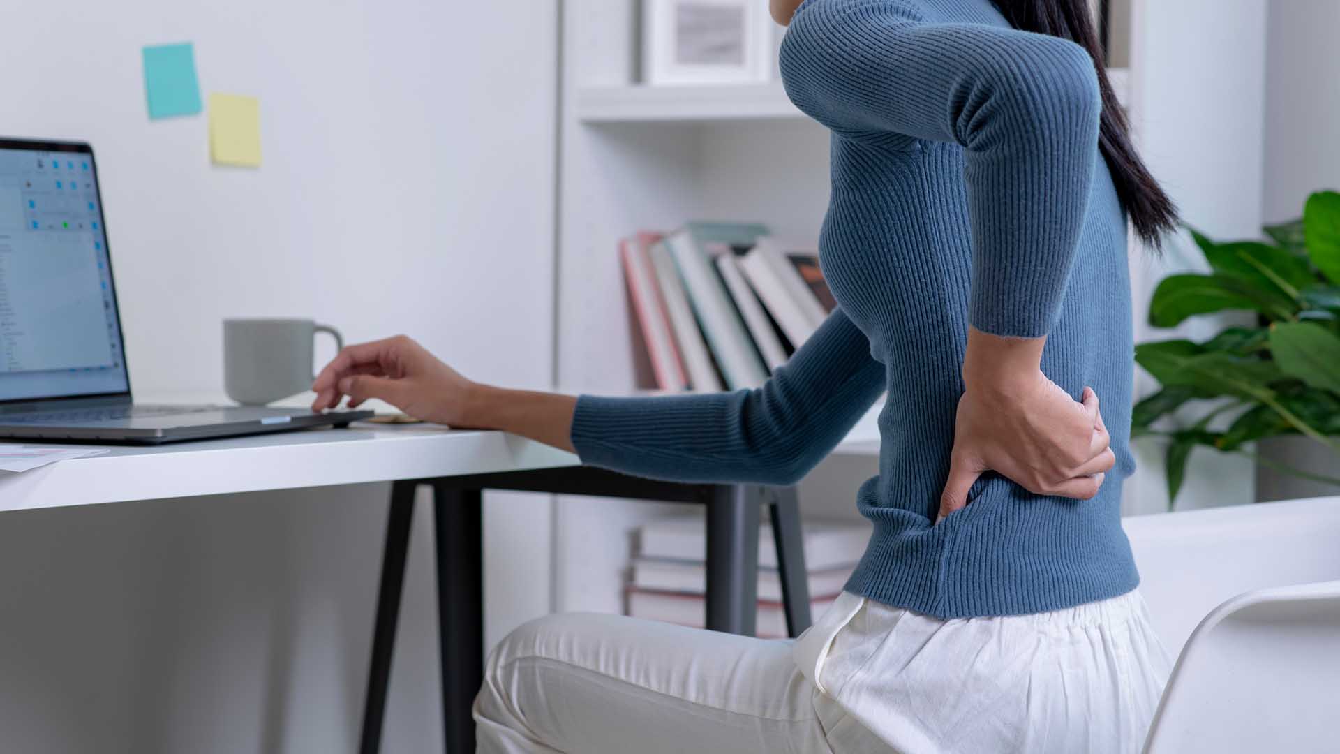 Nurse caring for a senior woman