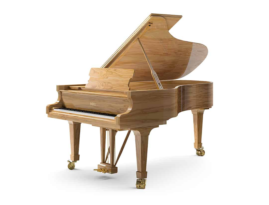 light wood piano