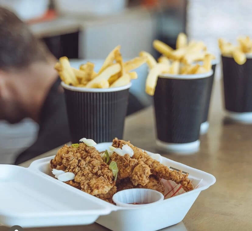 chicken tenders and fries