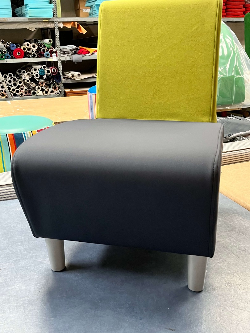 leather seat reupholstery after