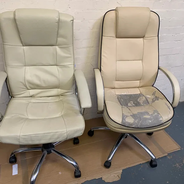 leather seat reupholstery before