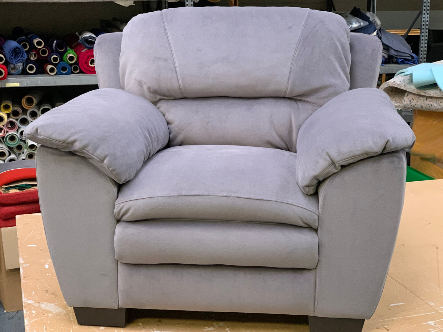 grey sofa
