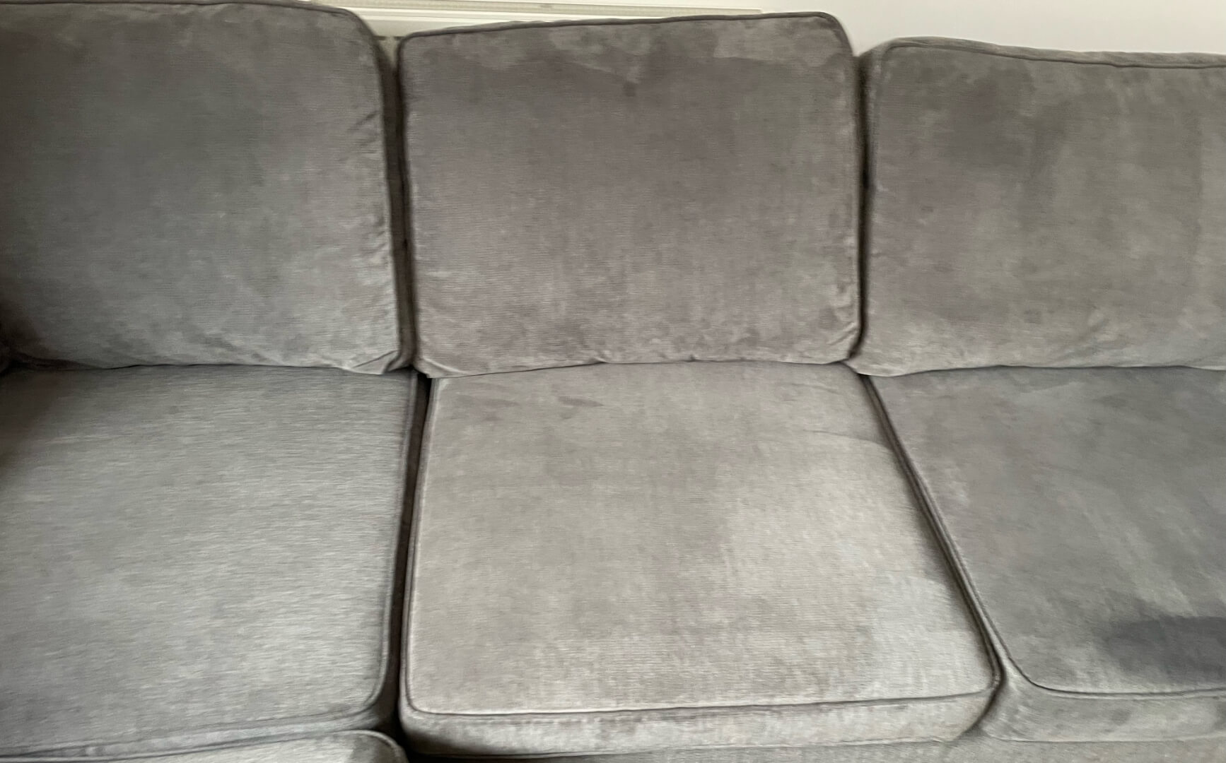 sofa before cleaning