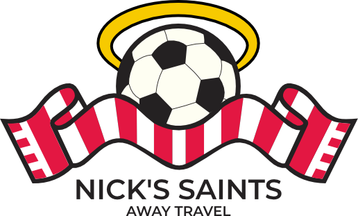 Nick's Saints Away Travel Logo