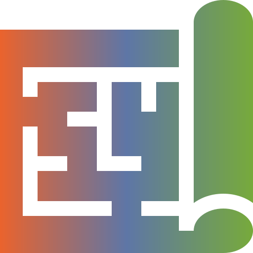 Blueprint gradient icon