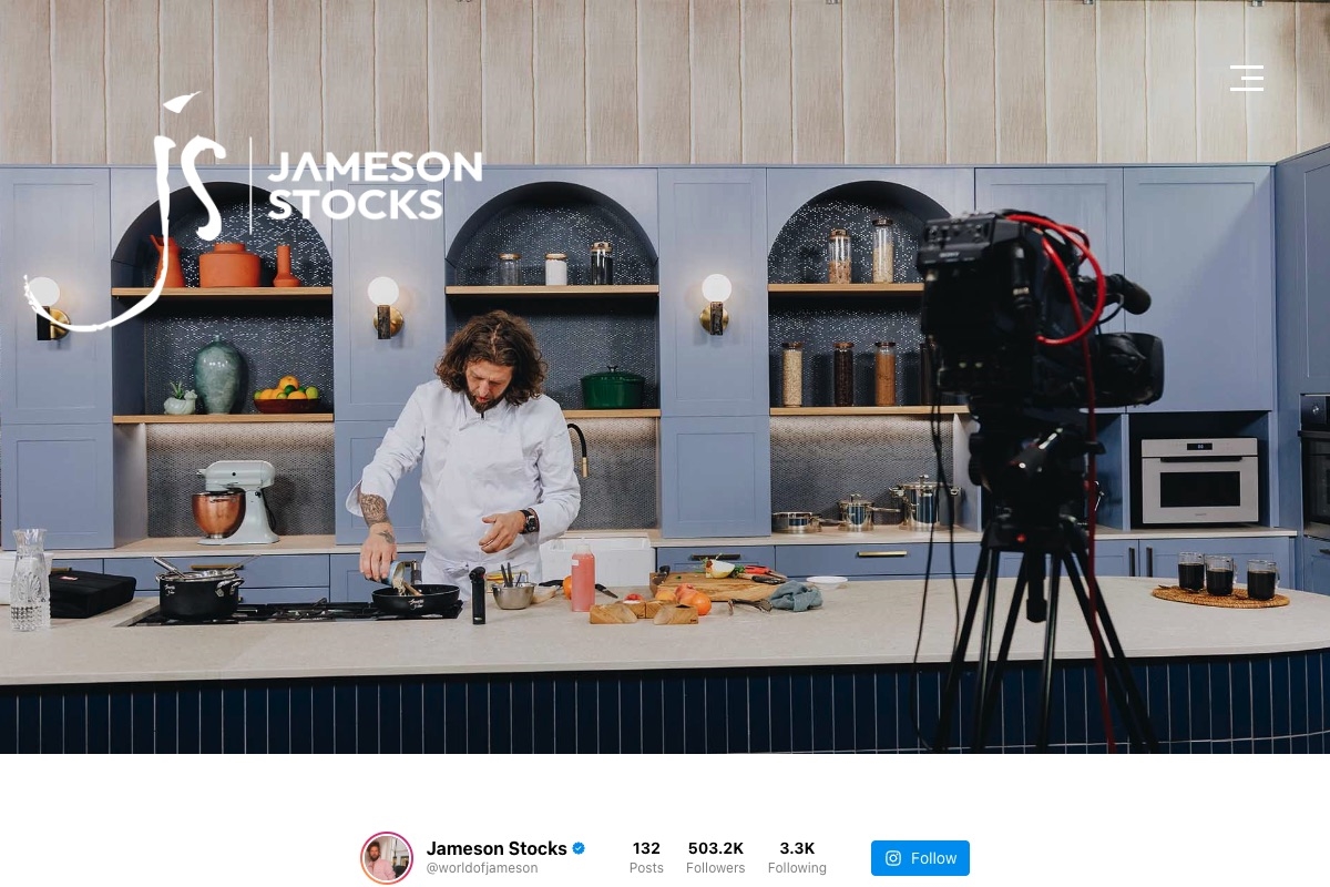 Chef Issuing Stock Jameson Stocks | Celebrity Chef | Culinary Innovator