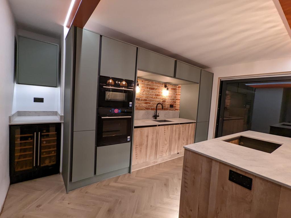 hassocks inside kitchen