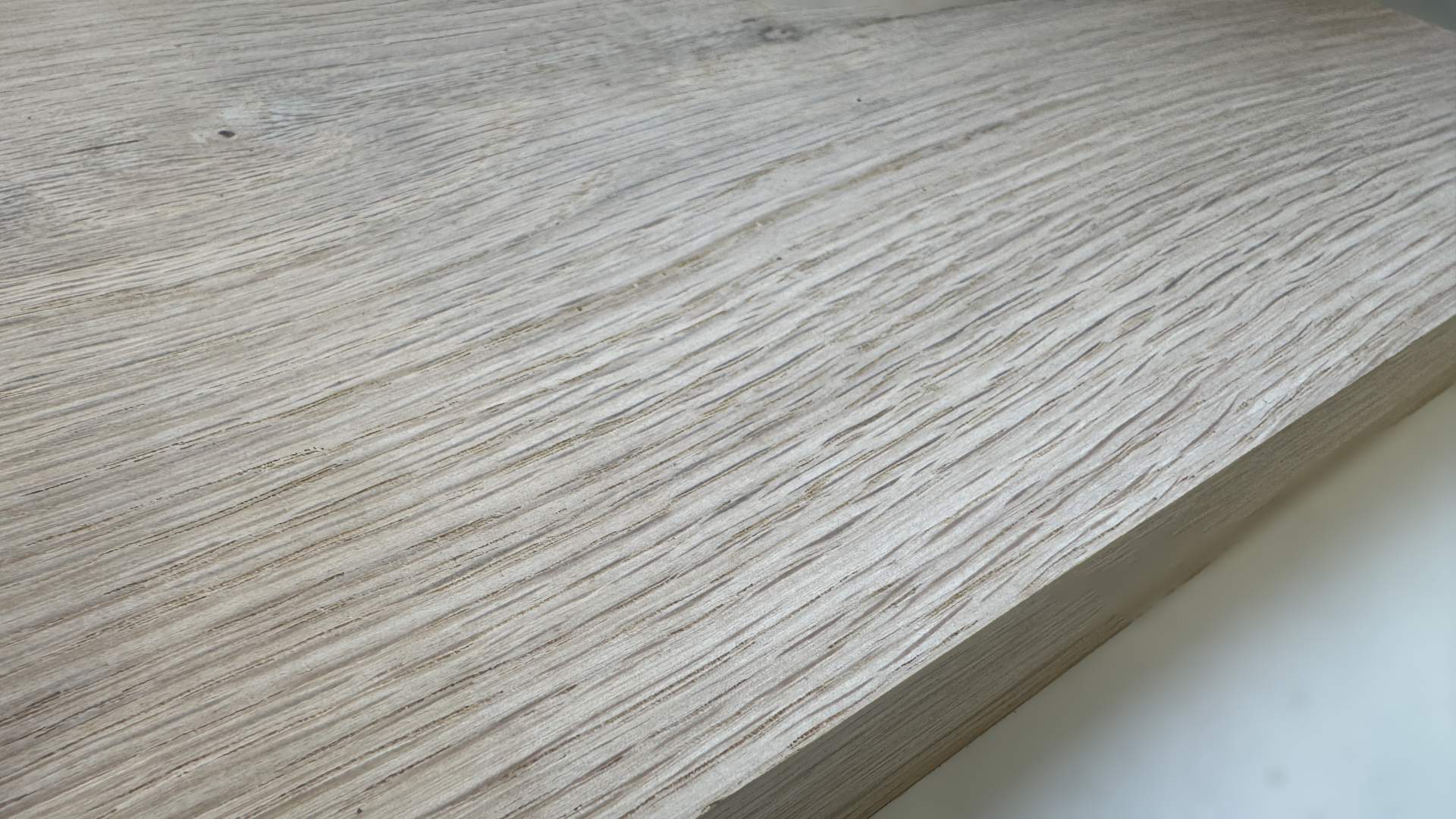 Air-dried oak planed beam