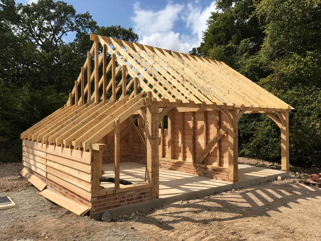 Putbuilding timber frame