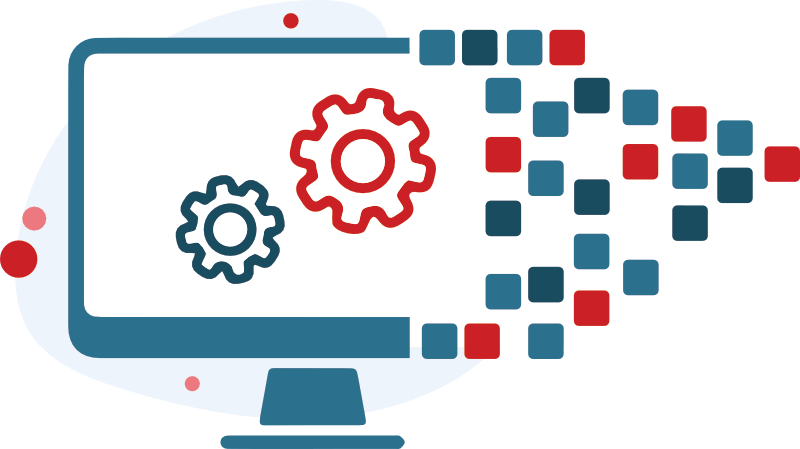 Digital transformation graphic