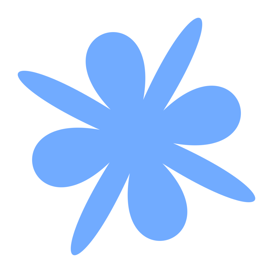 Expression shape 12 blue
