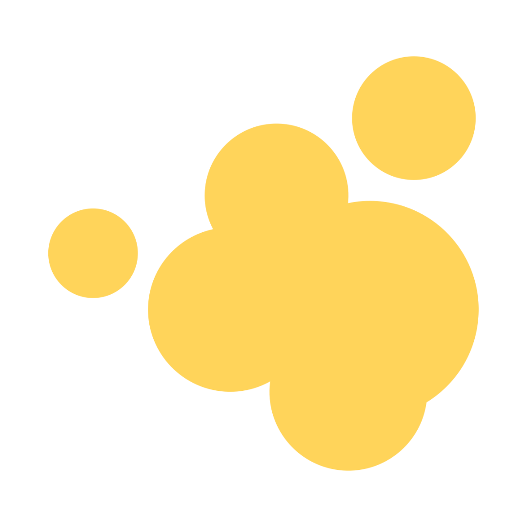 Yellow cloud decor