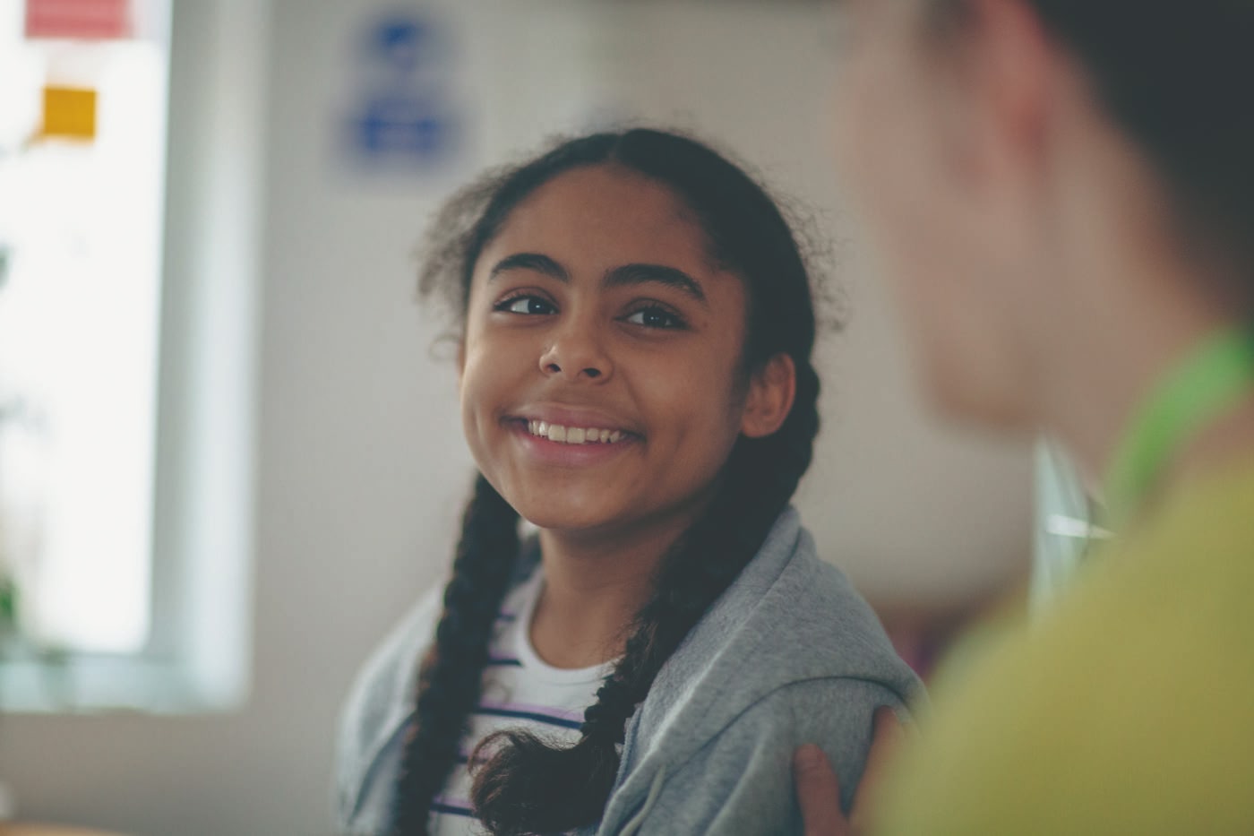 Child smiling