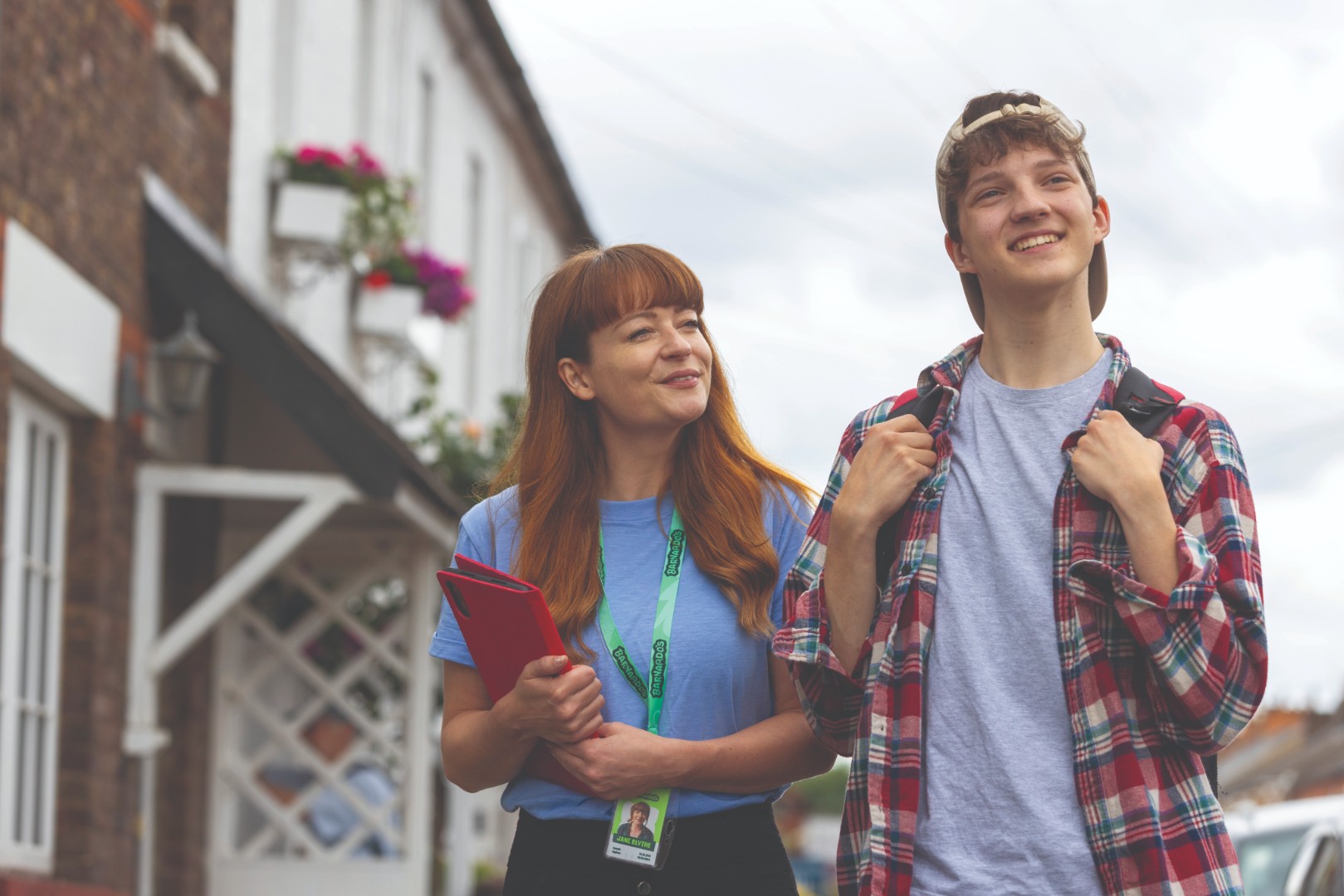 Woman with teen