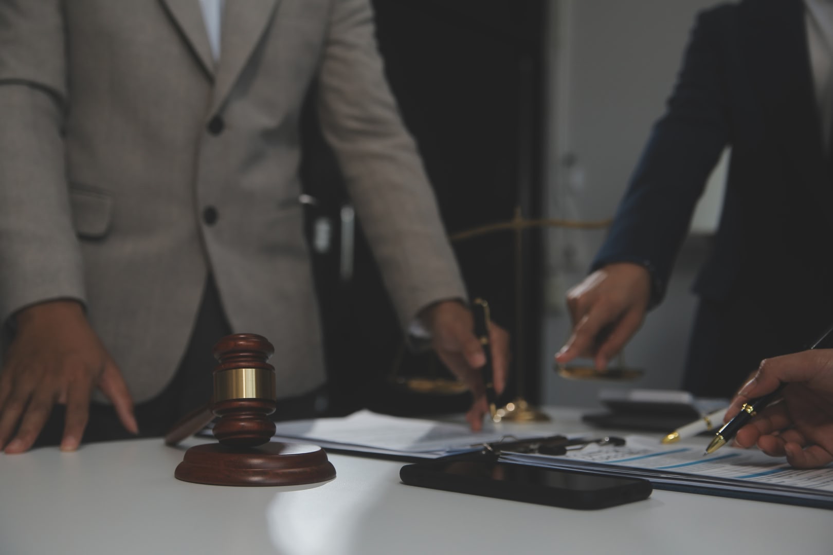 Legal team collaborating