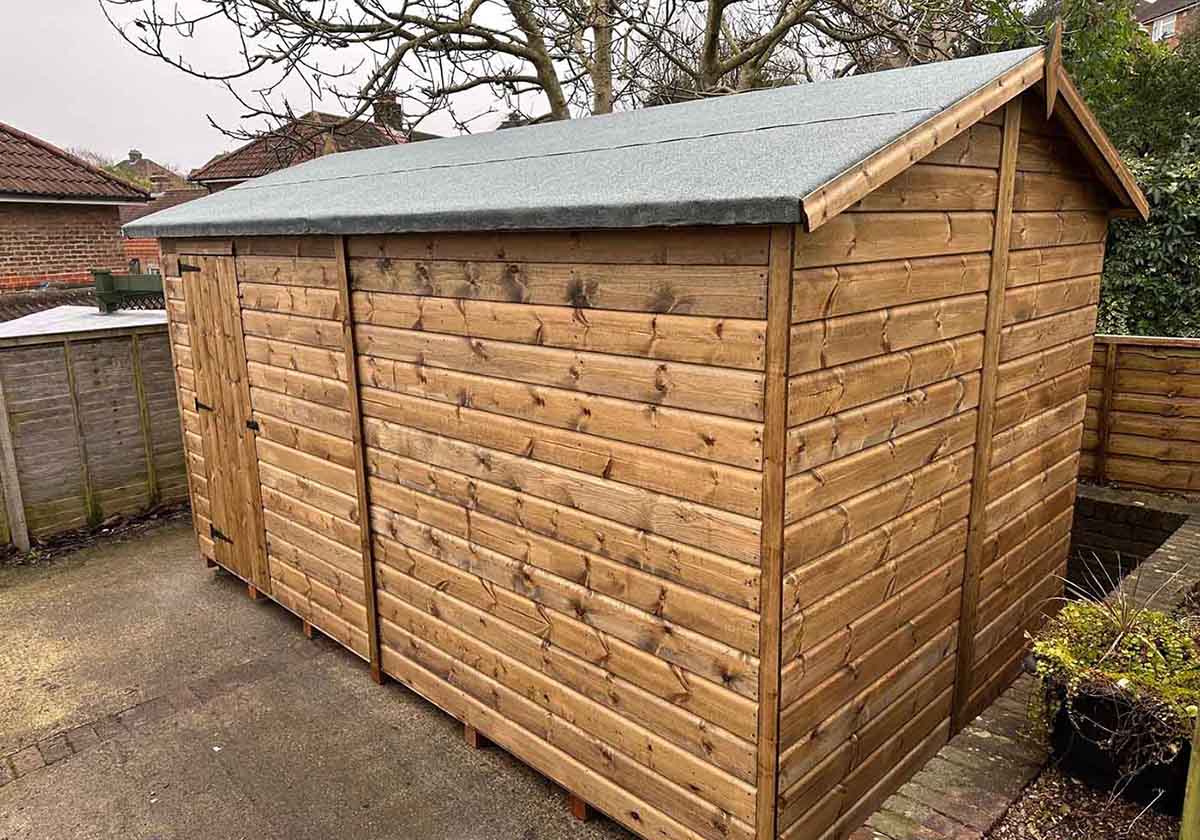Wood shed