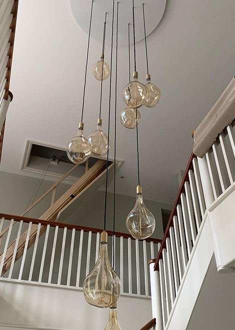 Lights dangling 