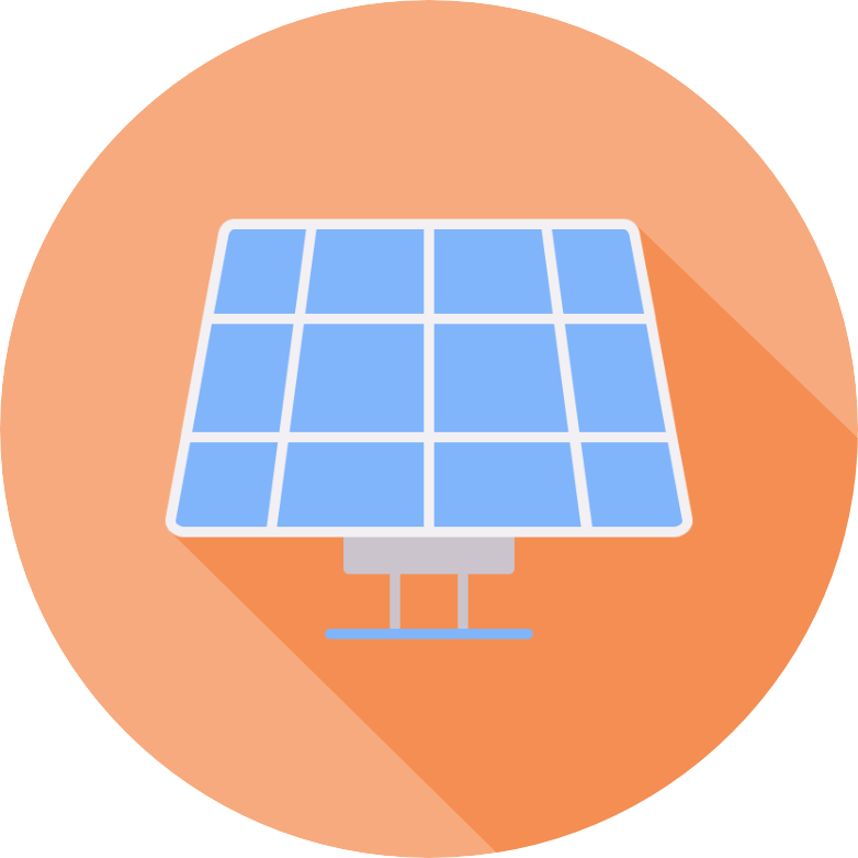 Solar panel icon