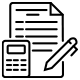 Bookkeeping service icon