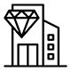 Luxury properties icon
