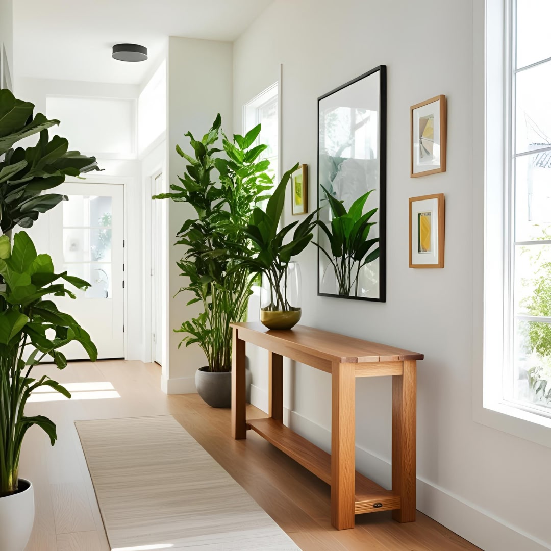 Boards in the hallway