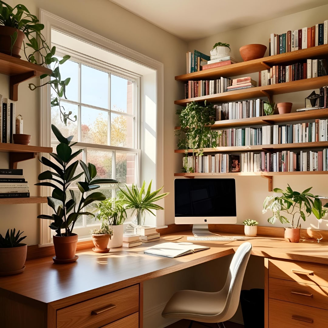 Shelves at workplace