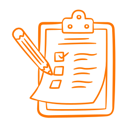 To do list orange