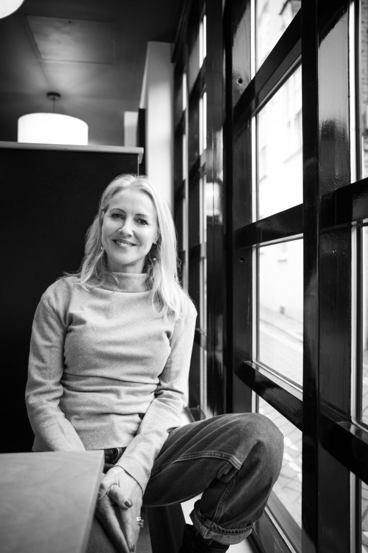 Black and white portrait