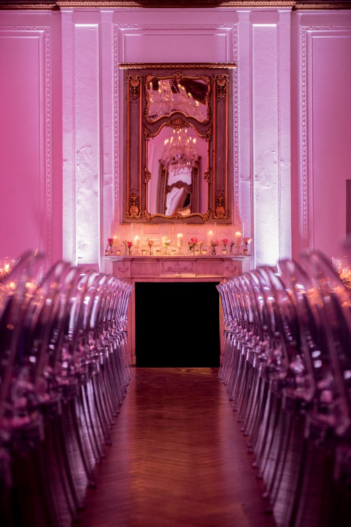 Middle of rows dining hall