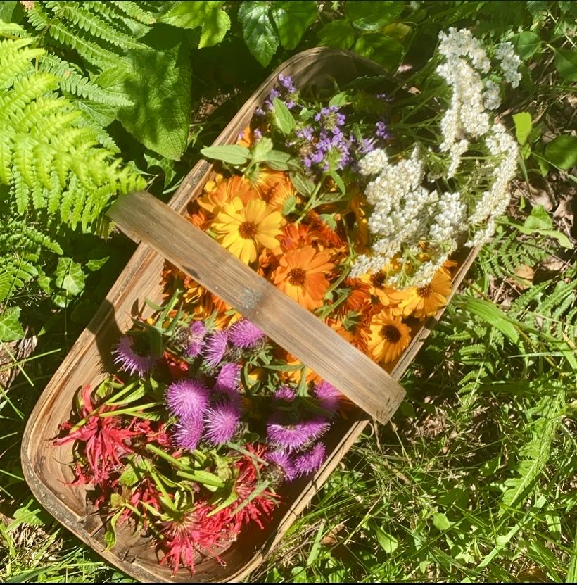 Basket of flowers