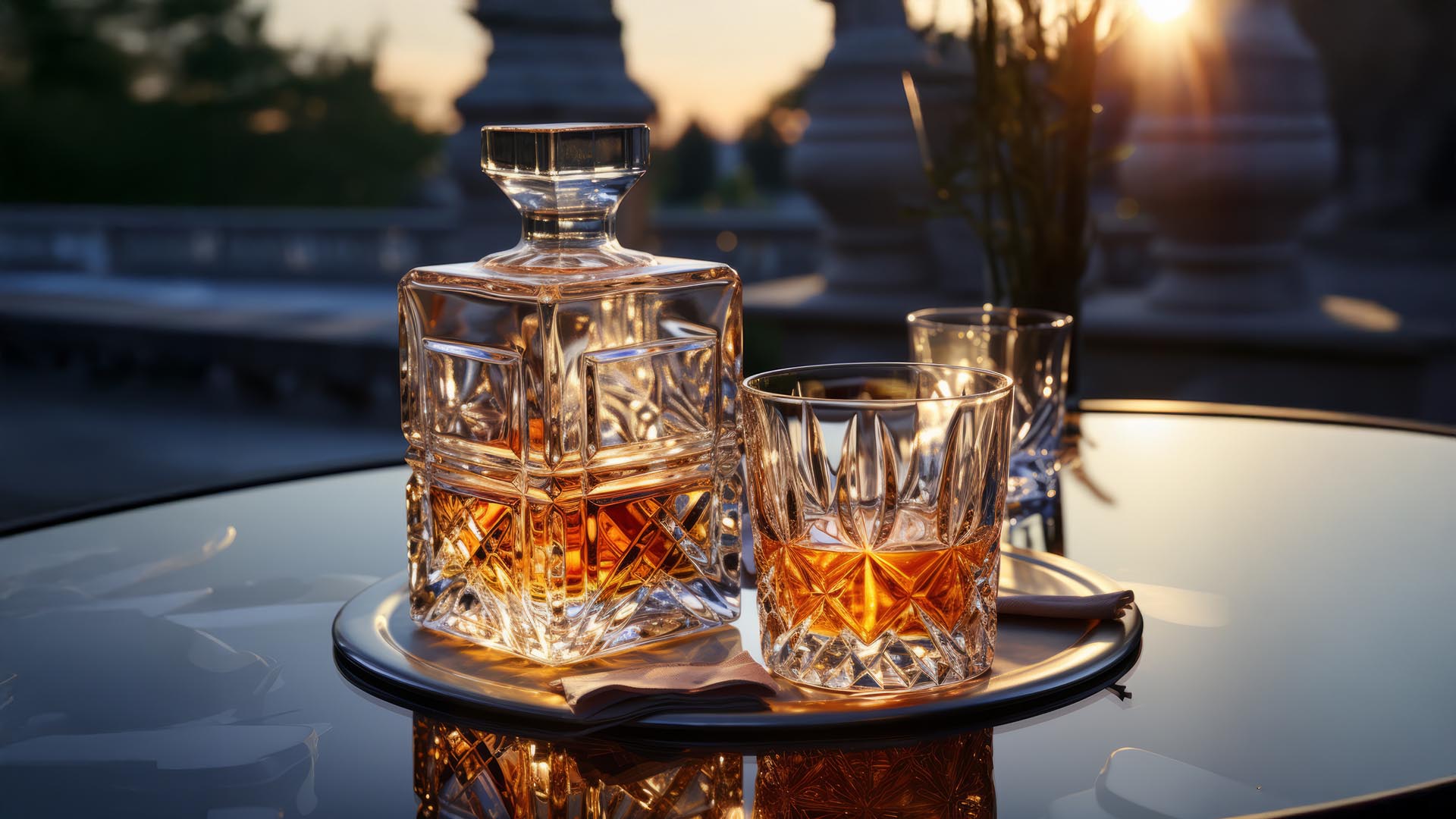 Tasting of scotch whiskey