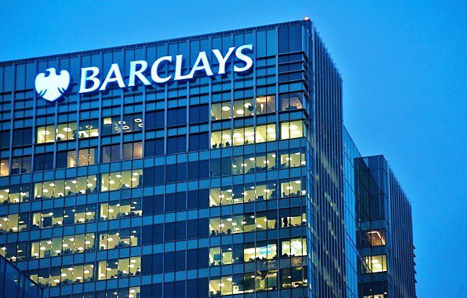 Barclays writing on building