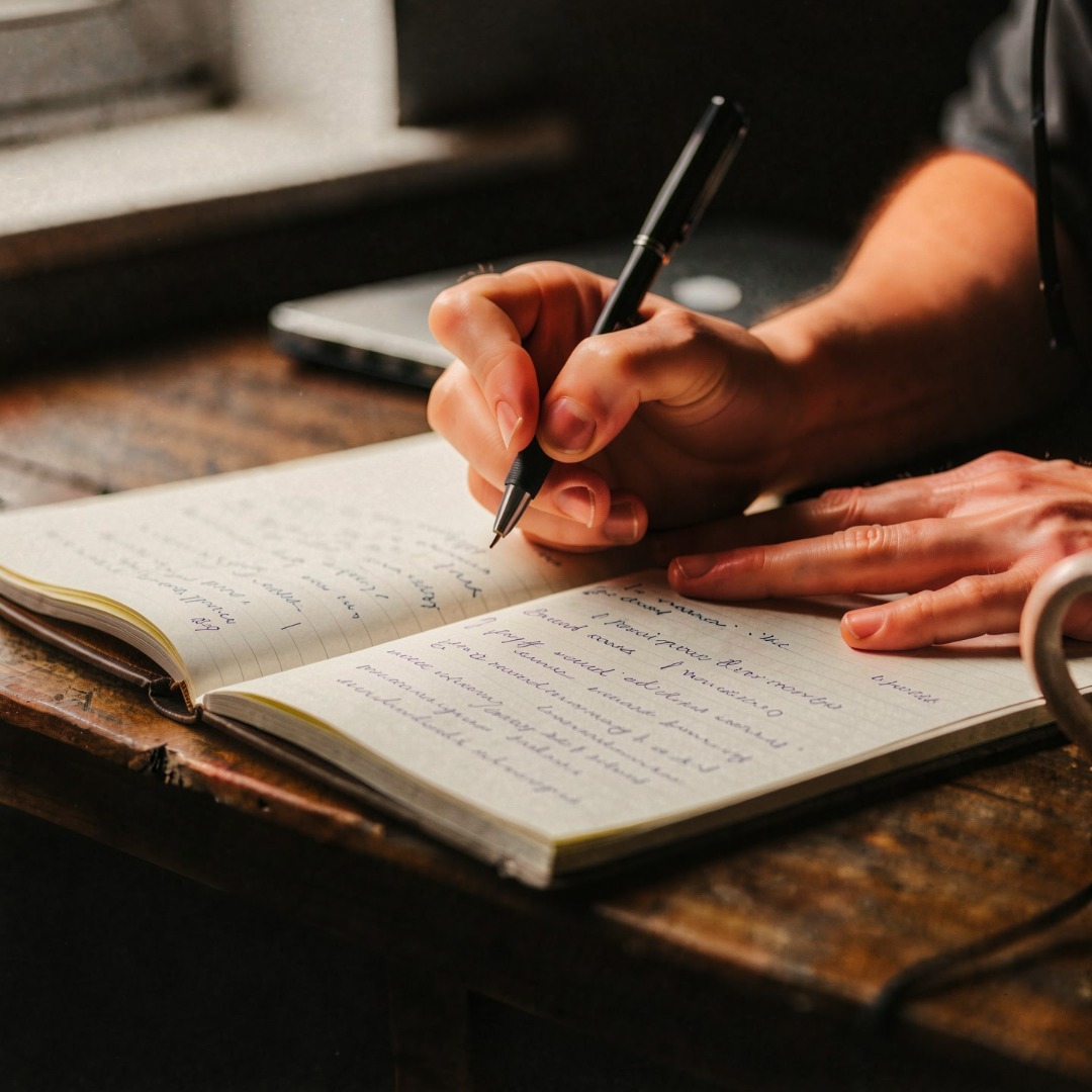 Person writing