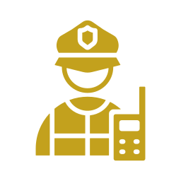 Security officer yellow