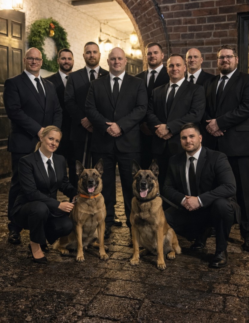 Security with detection dogs