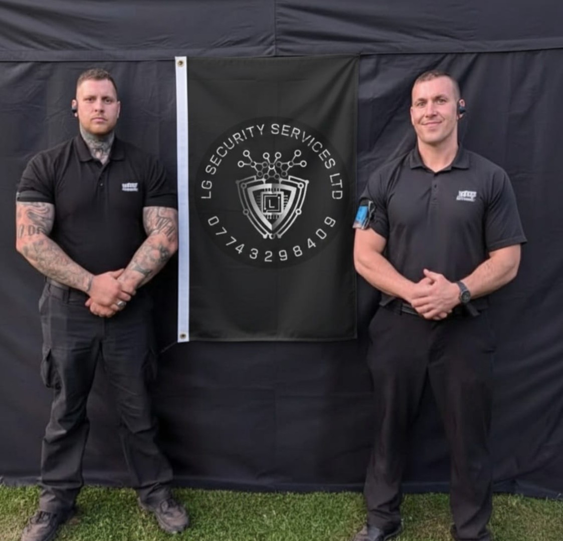 Two guards from lg security services ltd