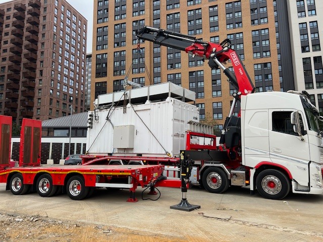 Truck working