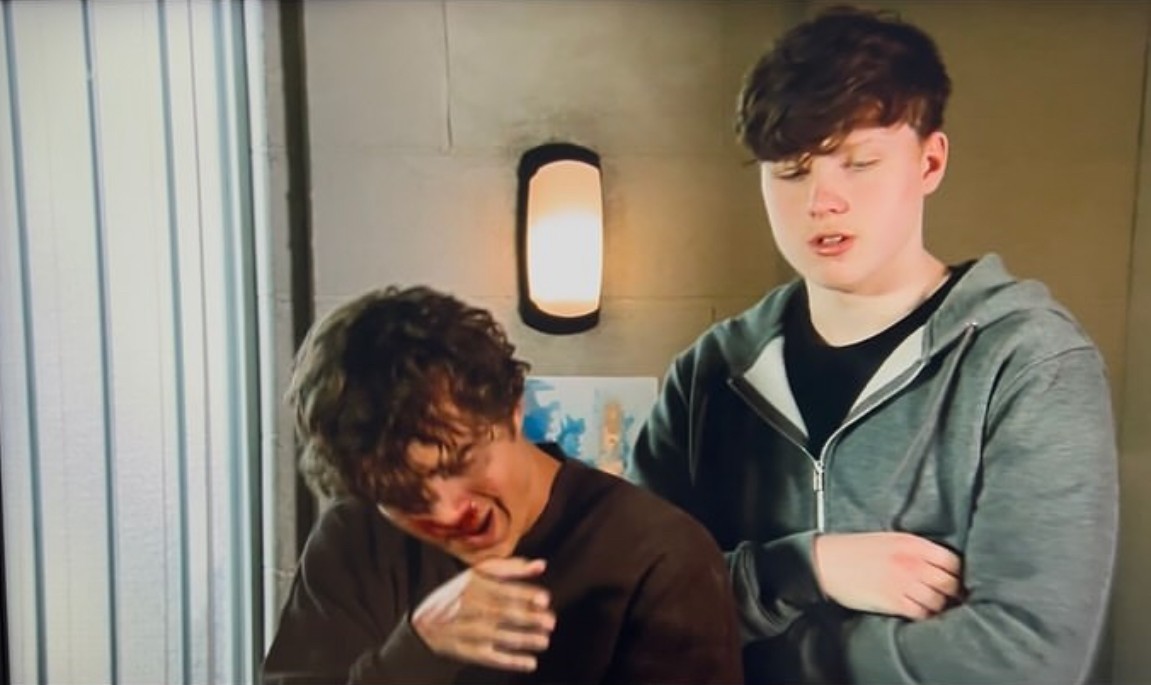 beaten boy