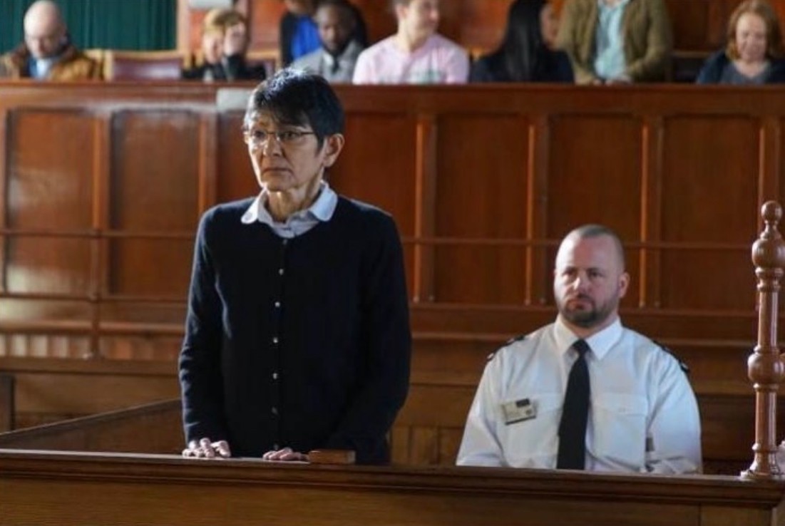 woman in court