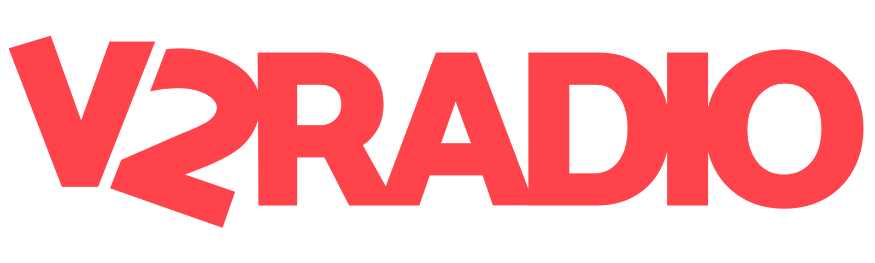 V2 radio logo