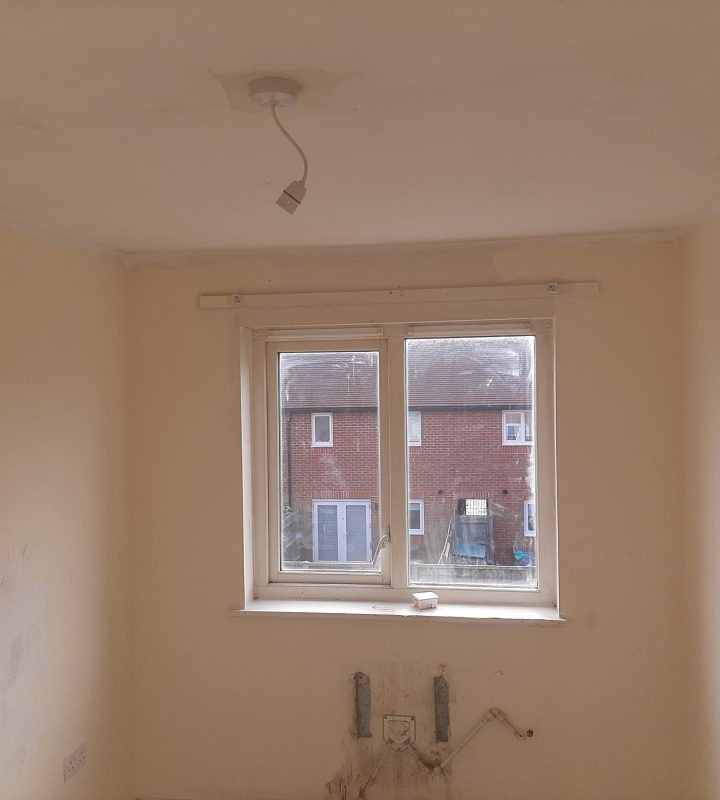 Bedroom window missing radiator