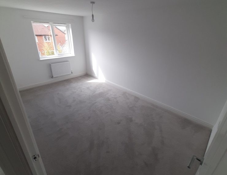 Empty room sunlight from window