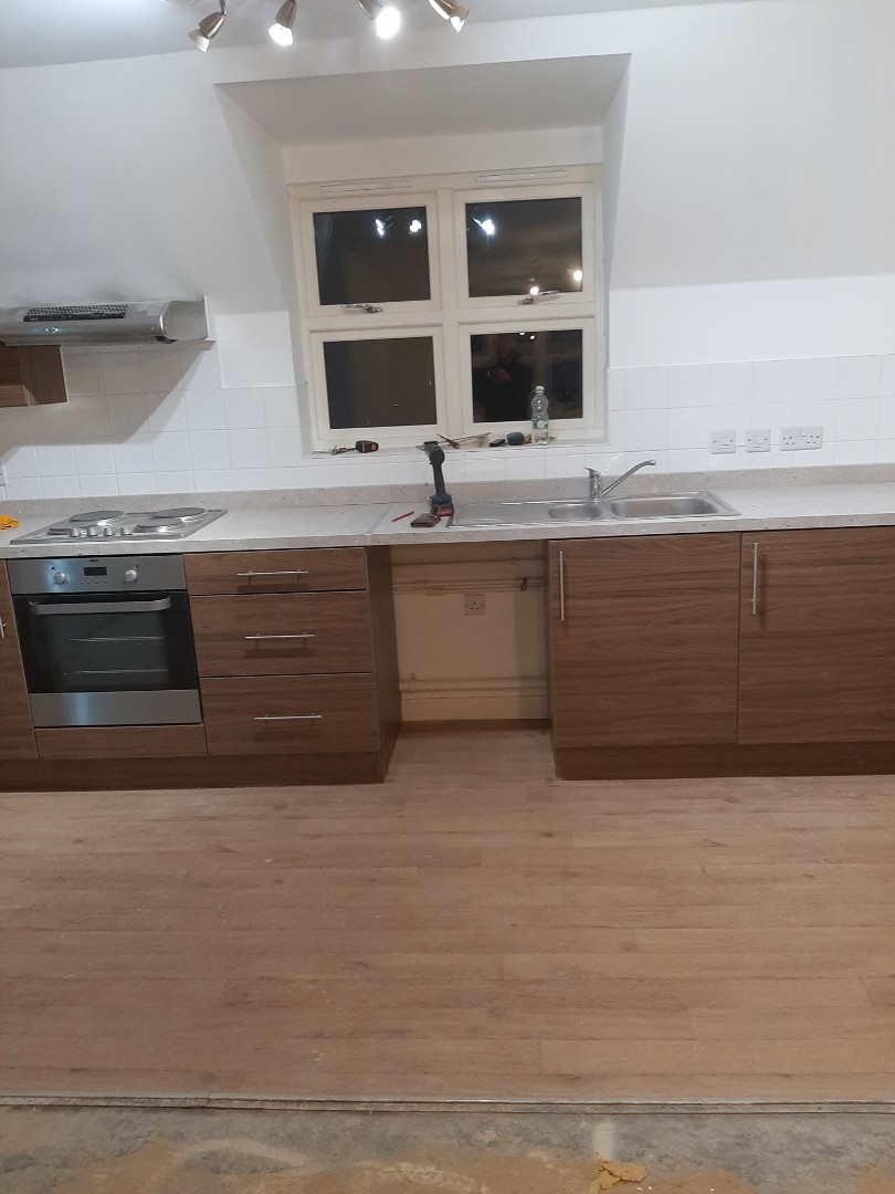 Renovated kitchen area