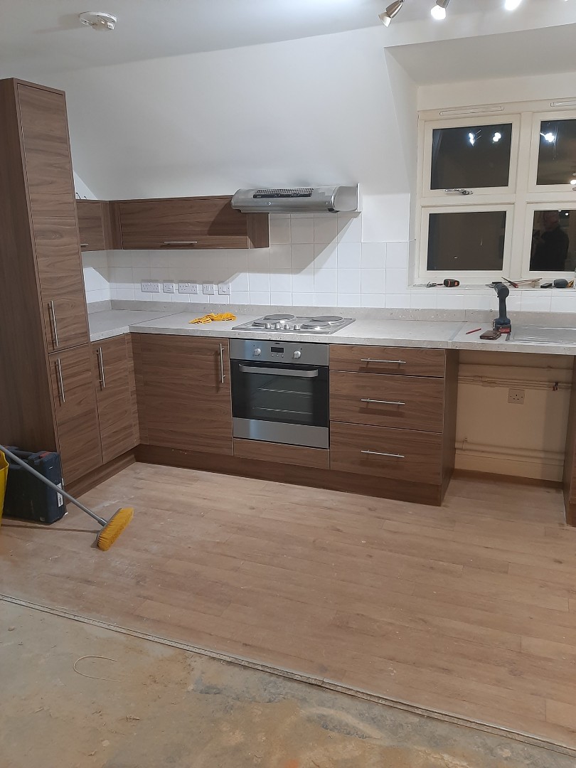 Renovated kitchen corner