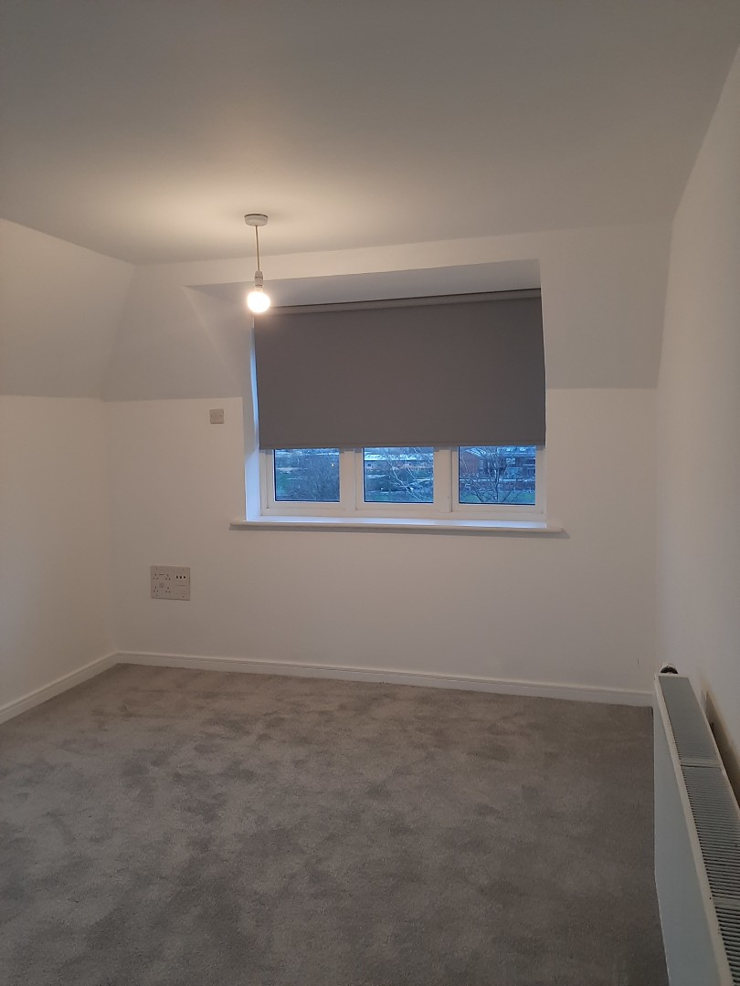 Renovated room area with window