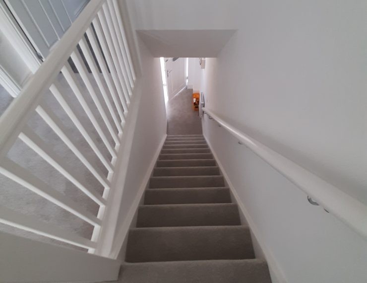 Stairs from top landing