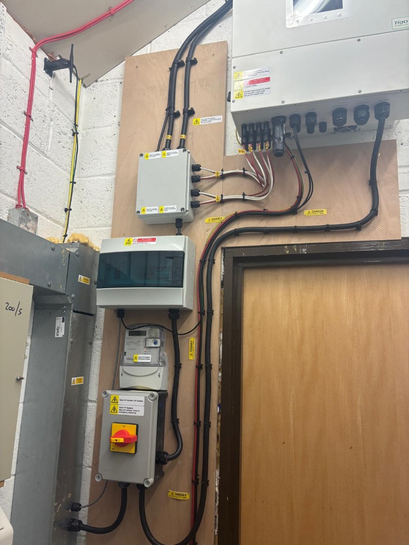 Solar panels installation