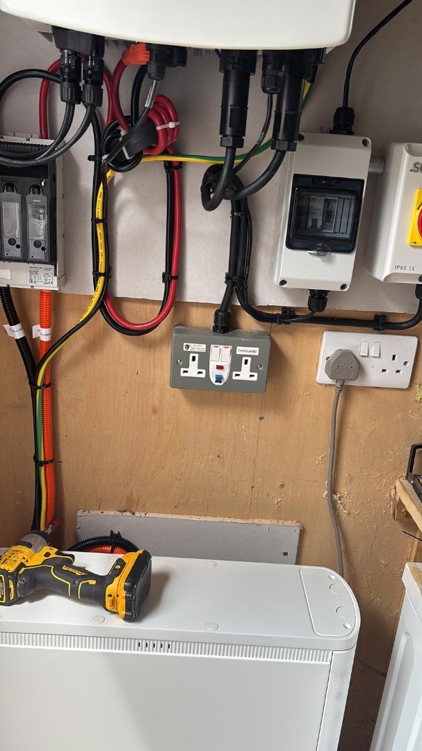 Solar panels installation