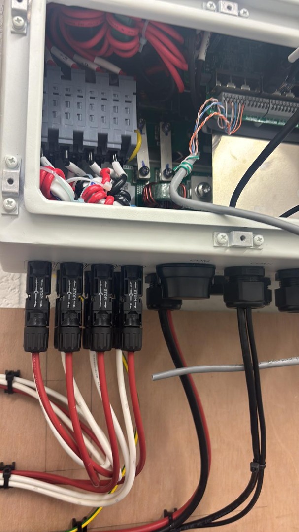 Solar panels installation