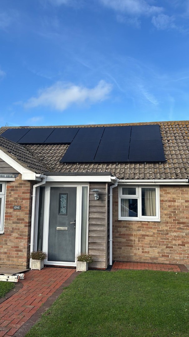 Solar panels installation